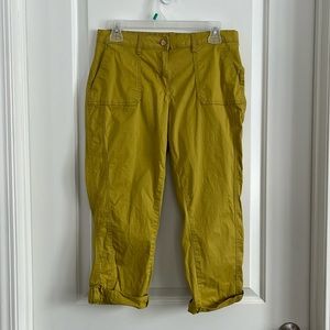 Camieu green capris size 10